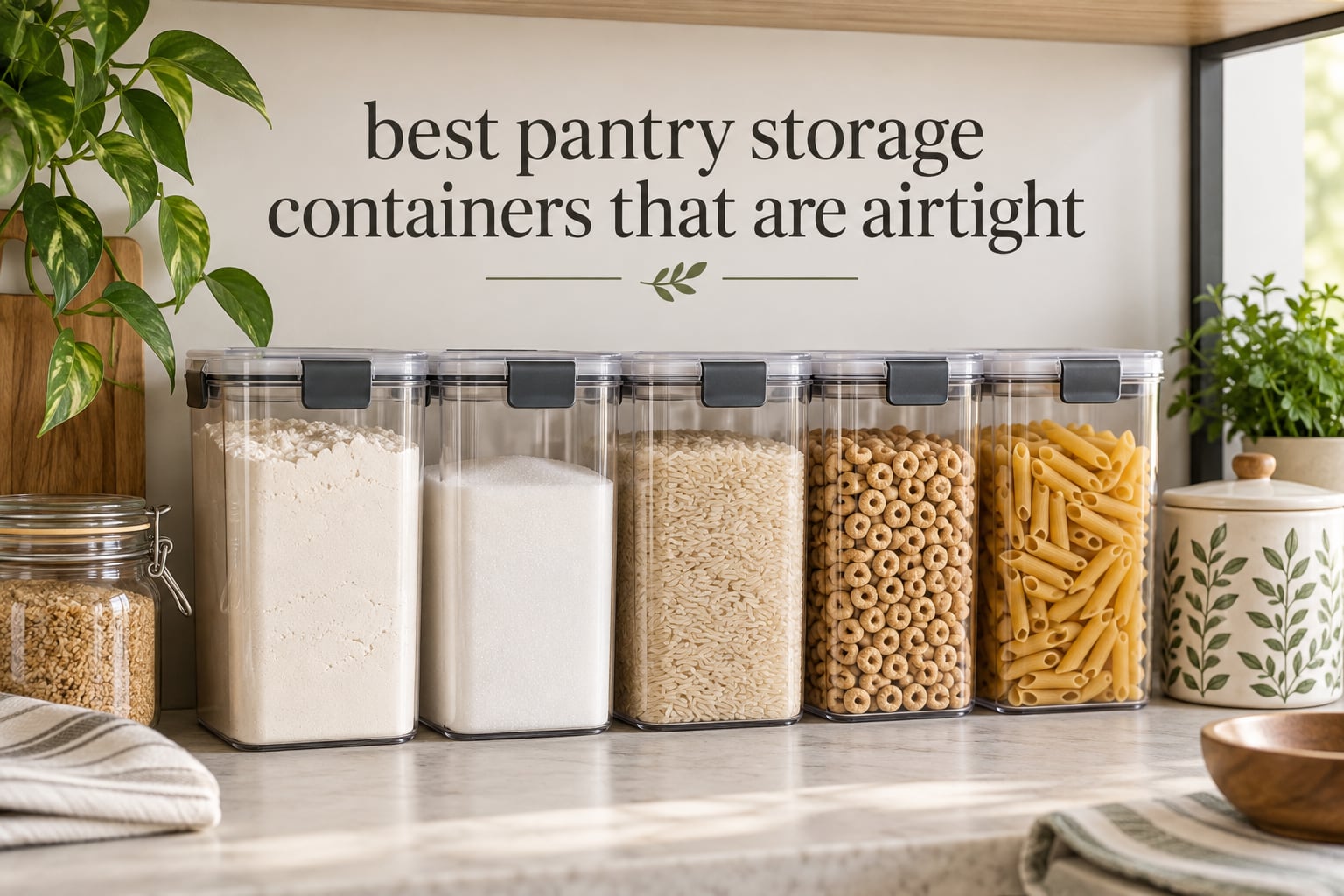 best pantry storage containers that are airtight