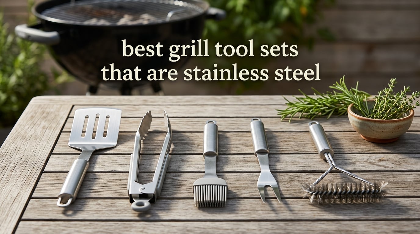 best grill tool sets that are stainless steel