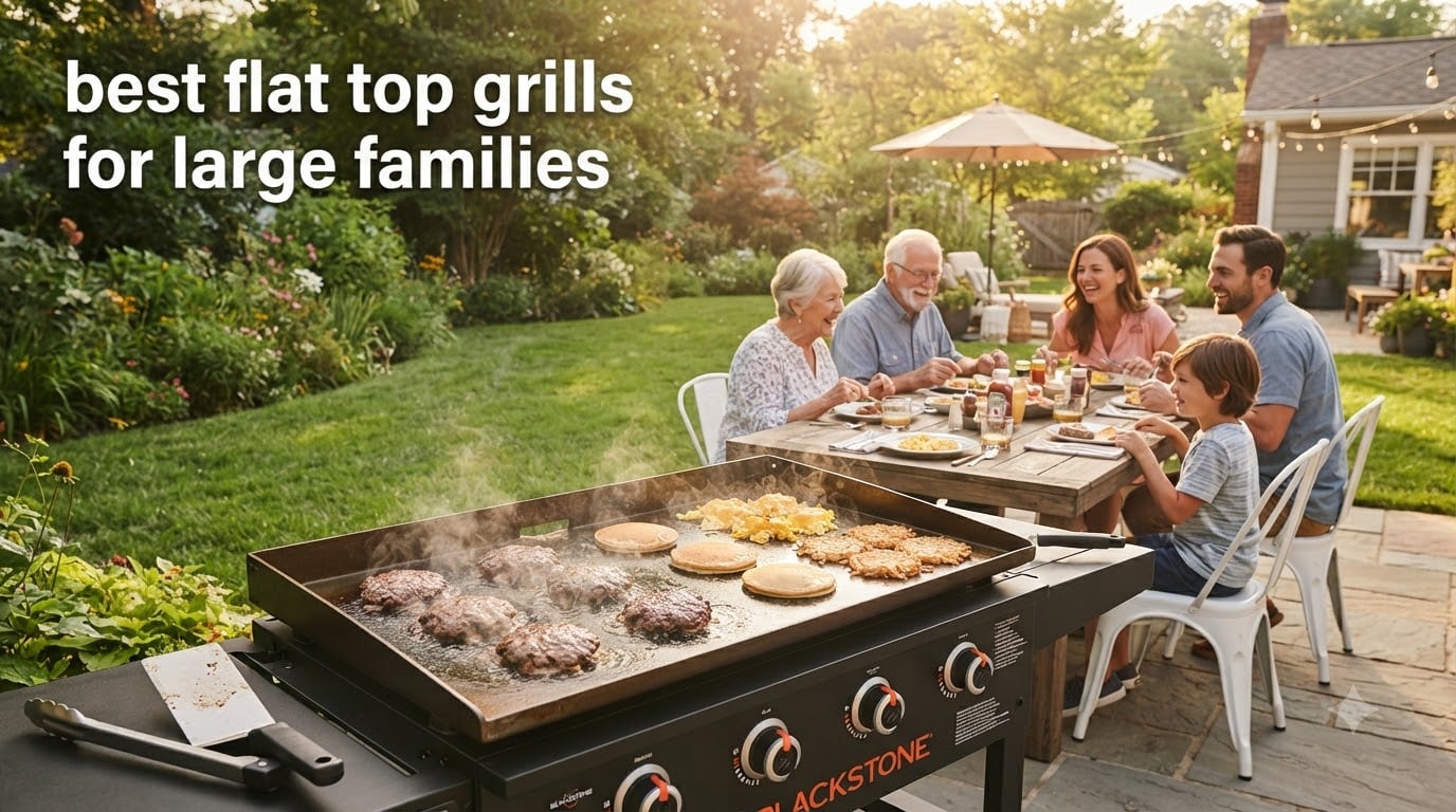 best flat top grills for large families