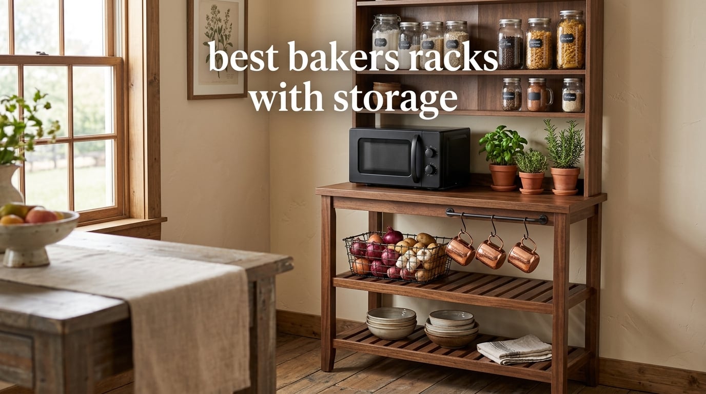 best bakers racks with storage