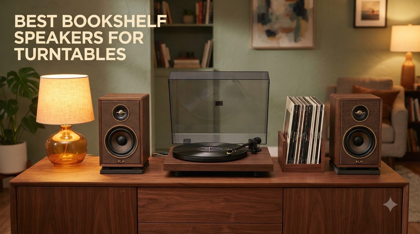 best bookshelf speakers for turntables