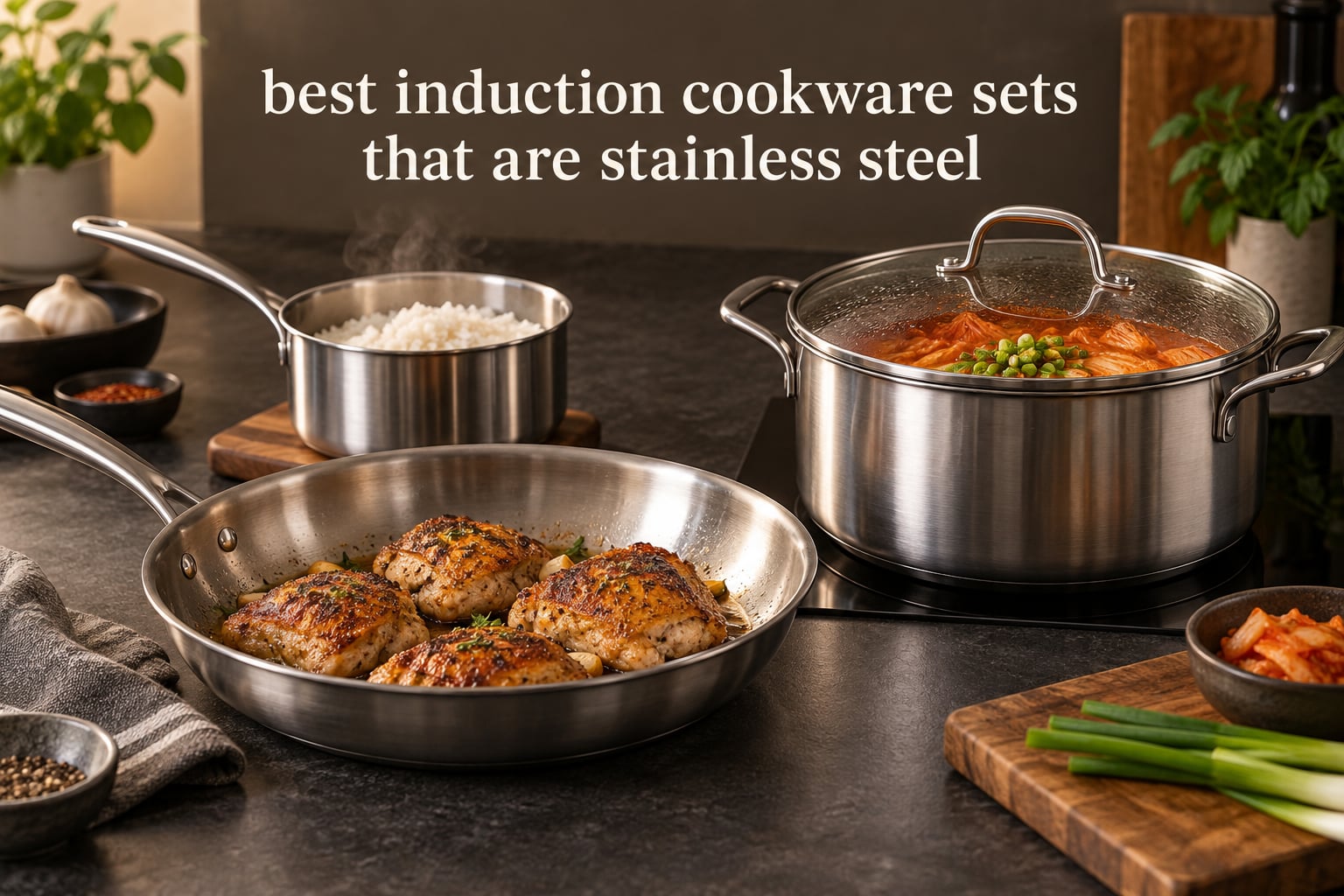 best induction cookware sets that are stainless steel