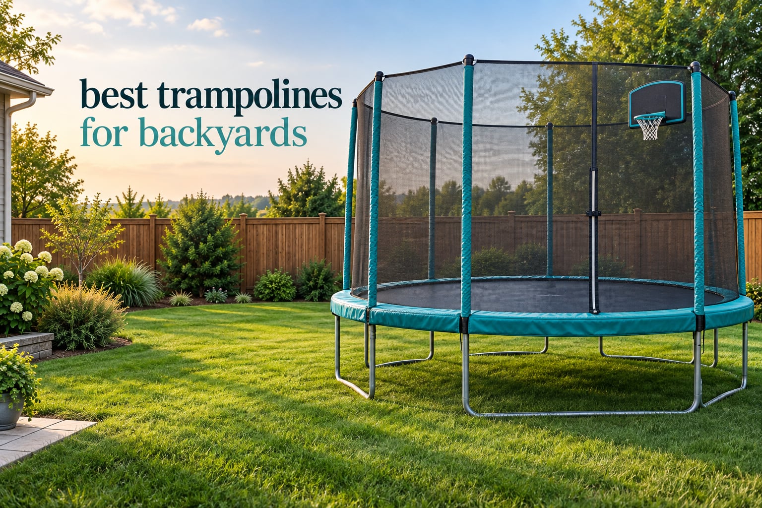 best trampolines for backyards