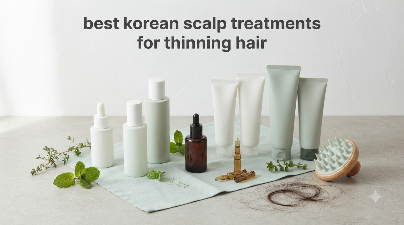 best korean scalp treatments for thinning hair