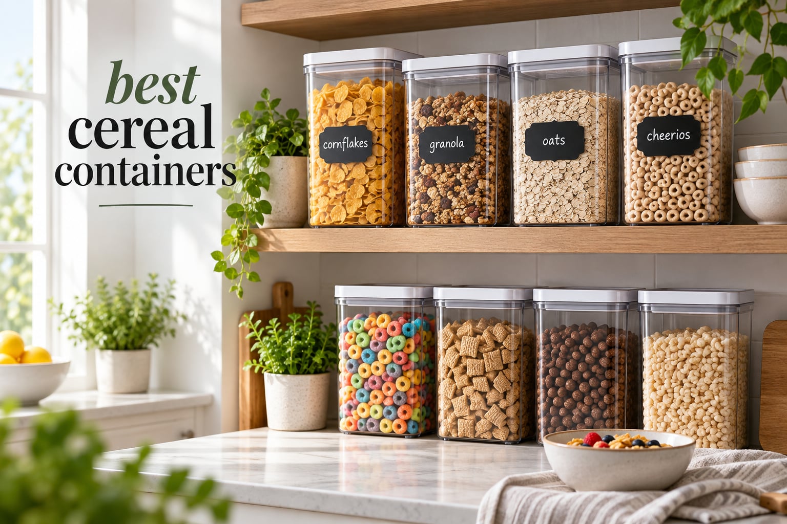 best cereal containers