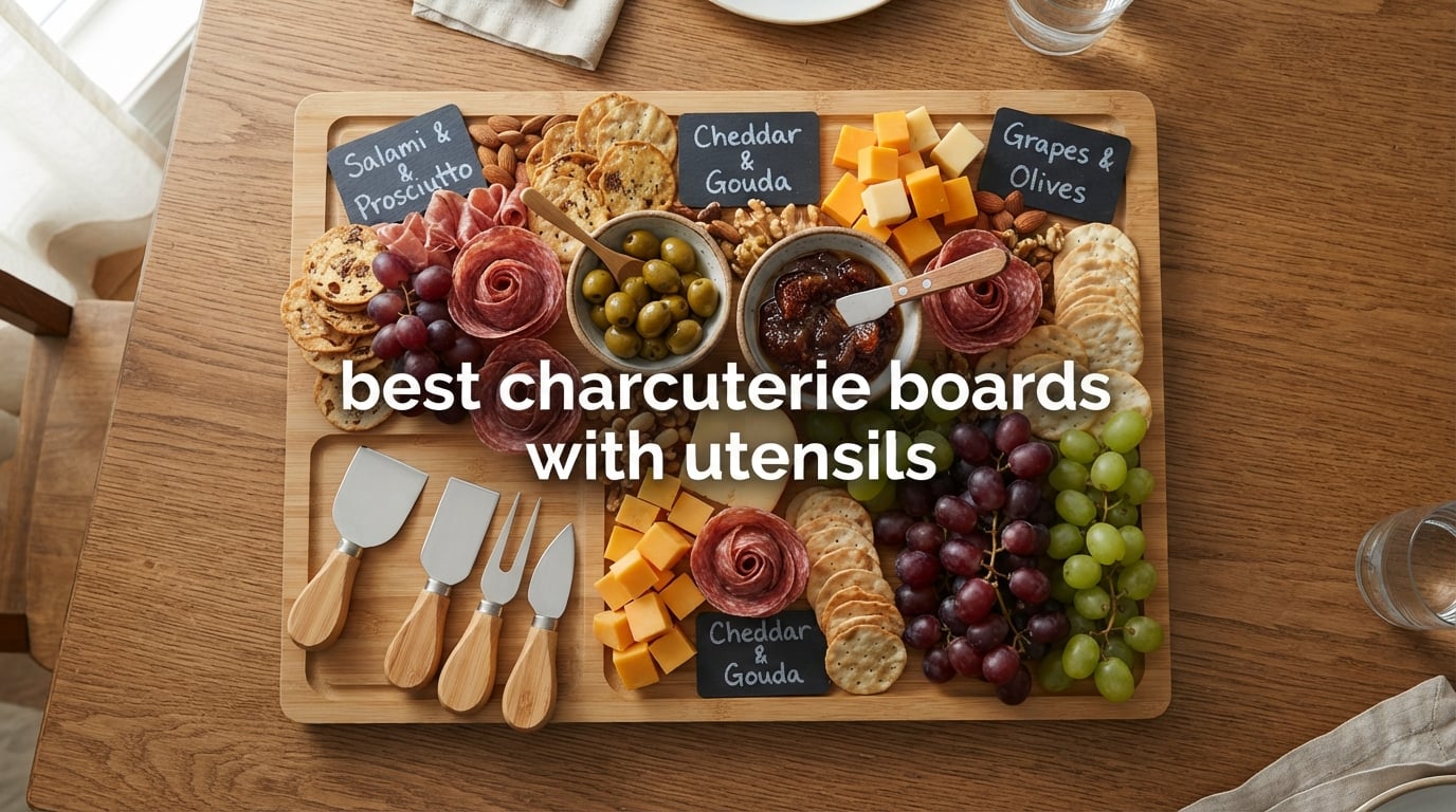 best charcuterie boards with utensils