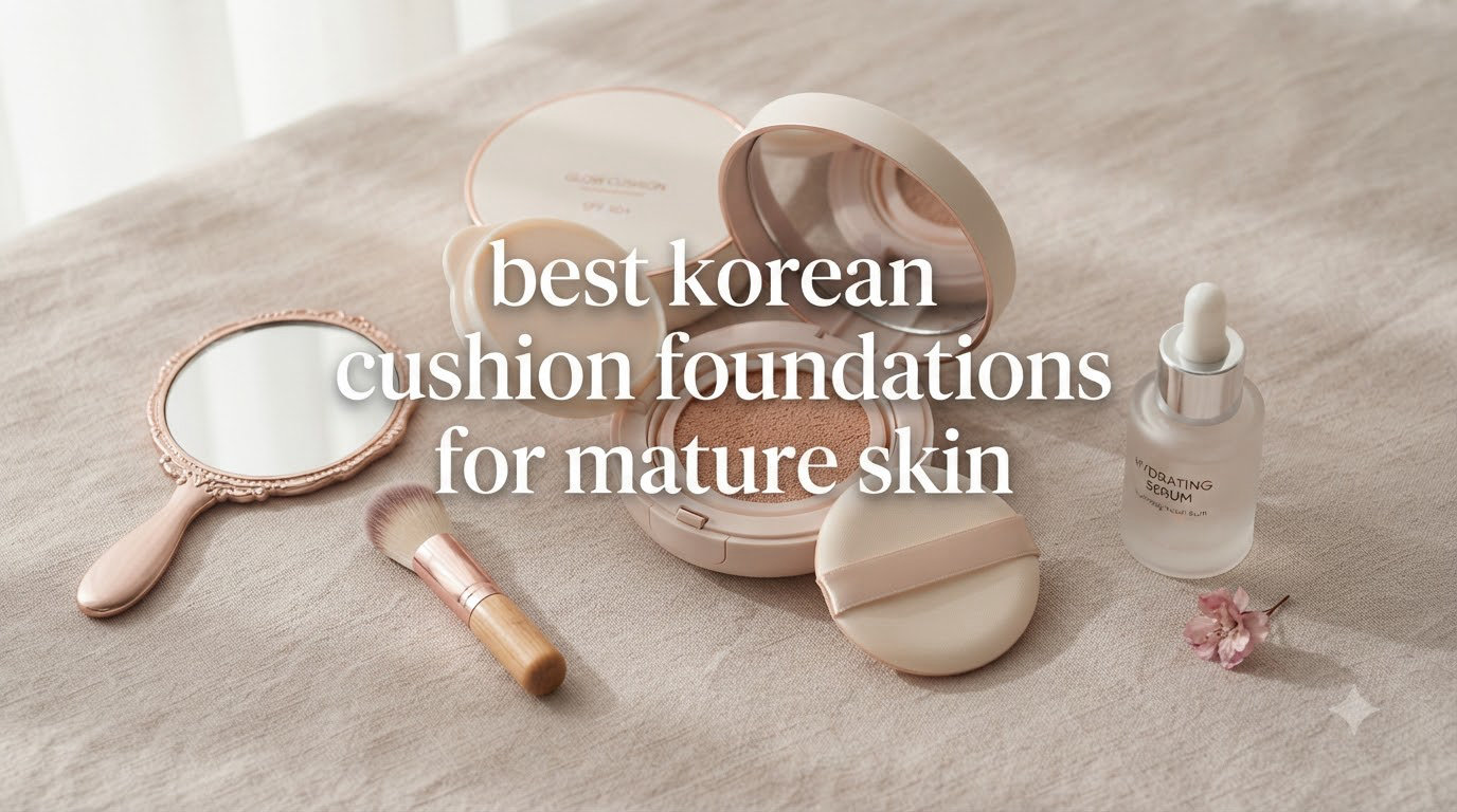 best korean cushion foundations for mature skin