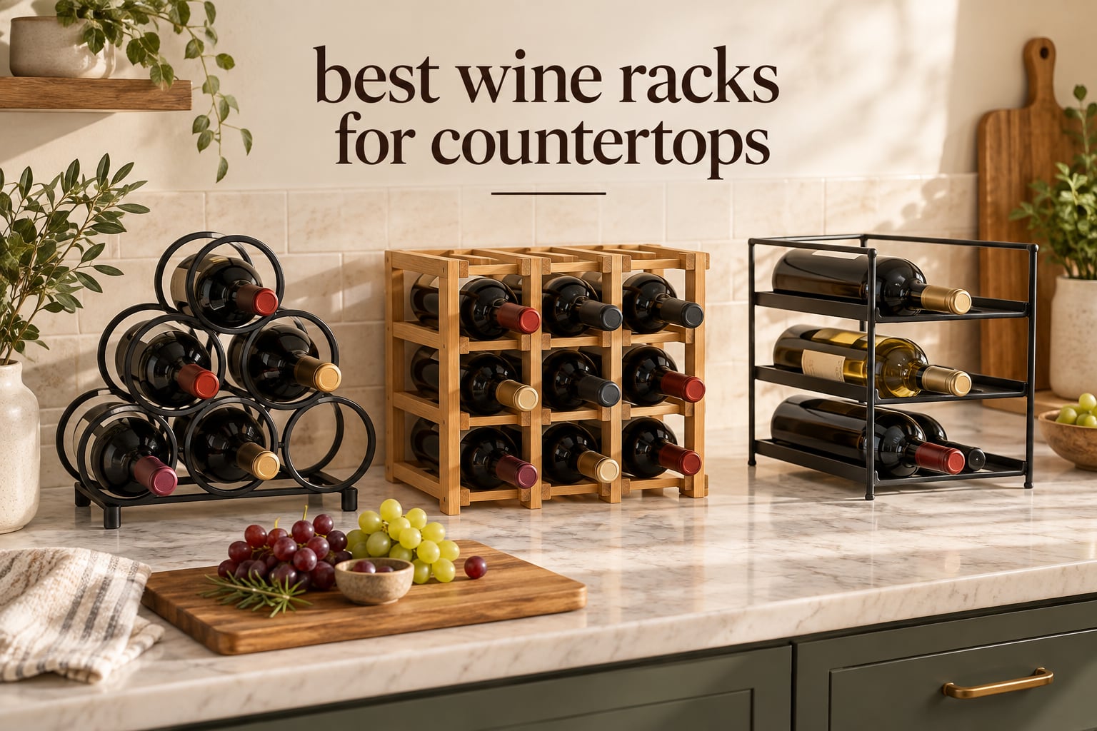 best wine racks for countertops