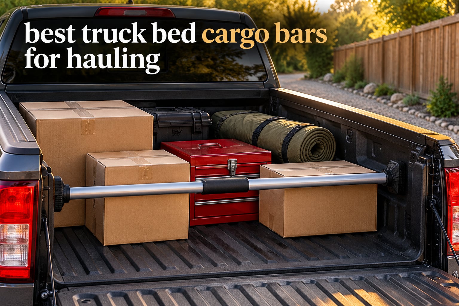 best truck bed cargo bars for hauling