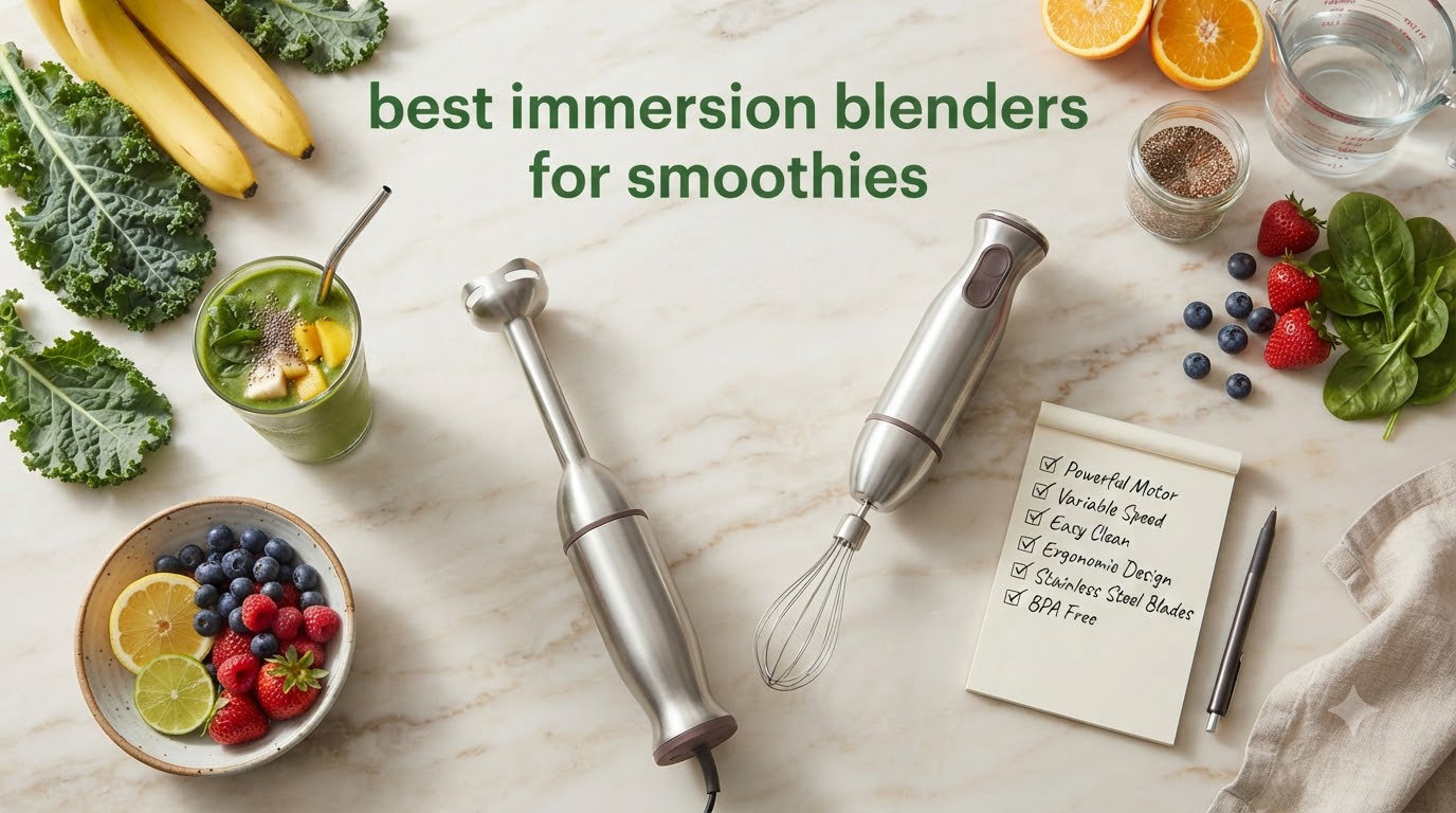 best immersion blenders for smoothies