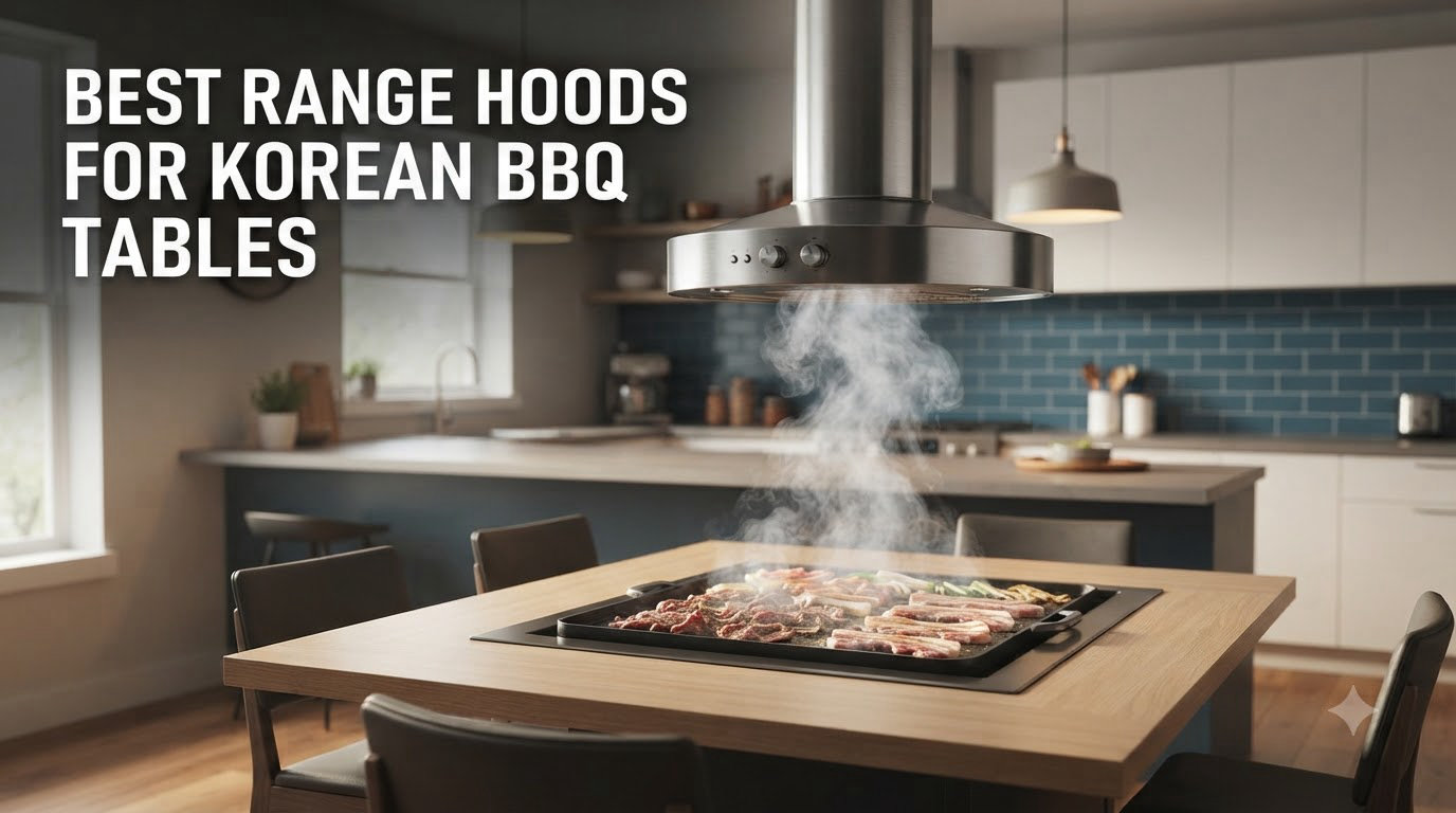 best range hoods for korean bbq tables