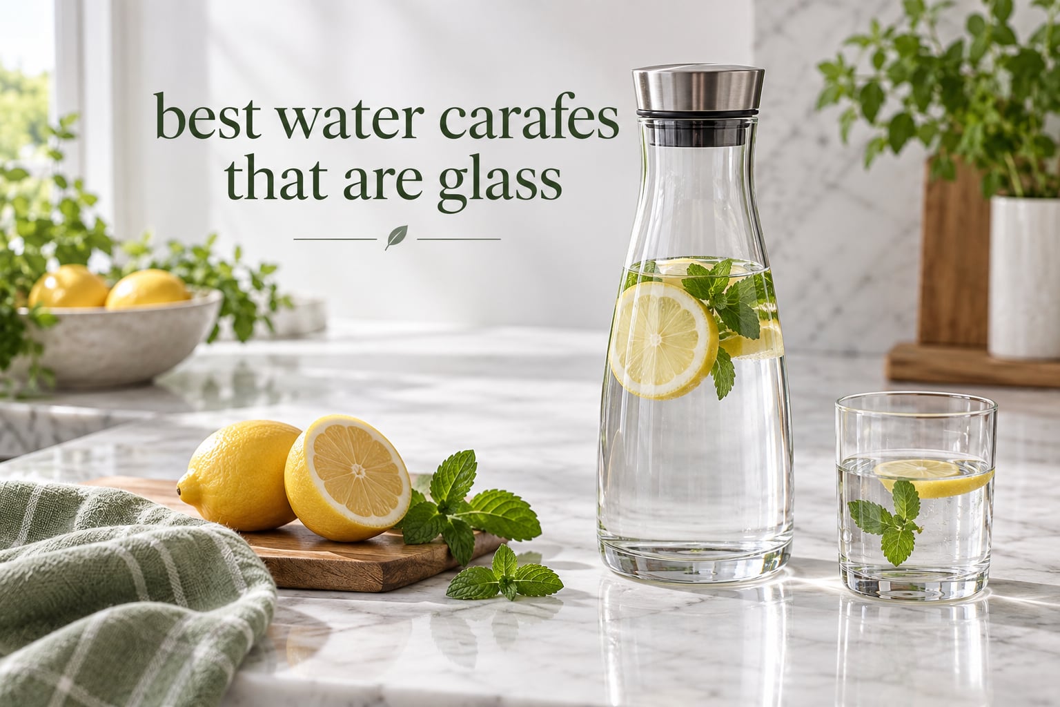 best water carafes that are glass