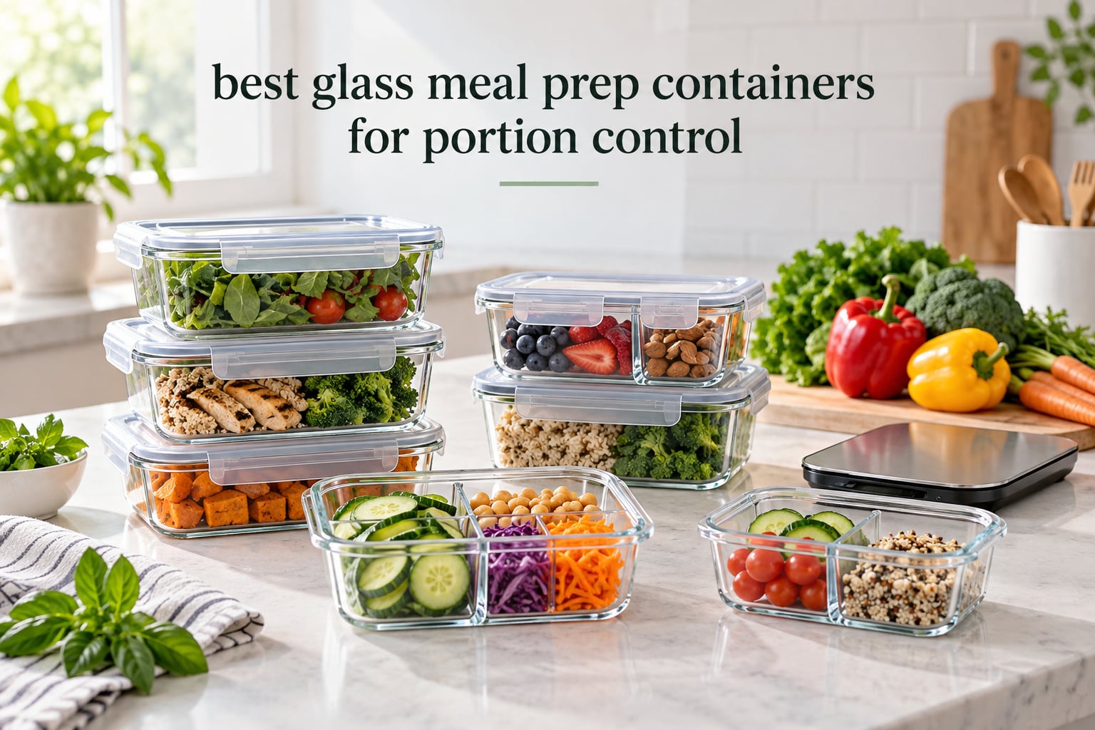 best glass meal prep containers for portion control