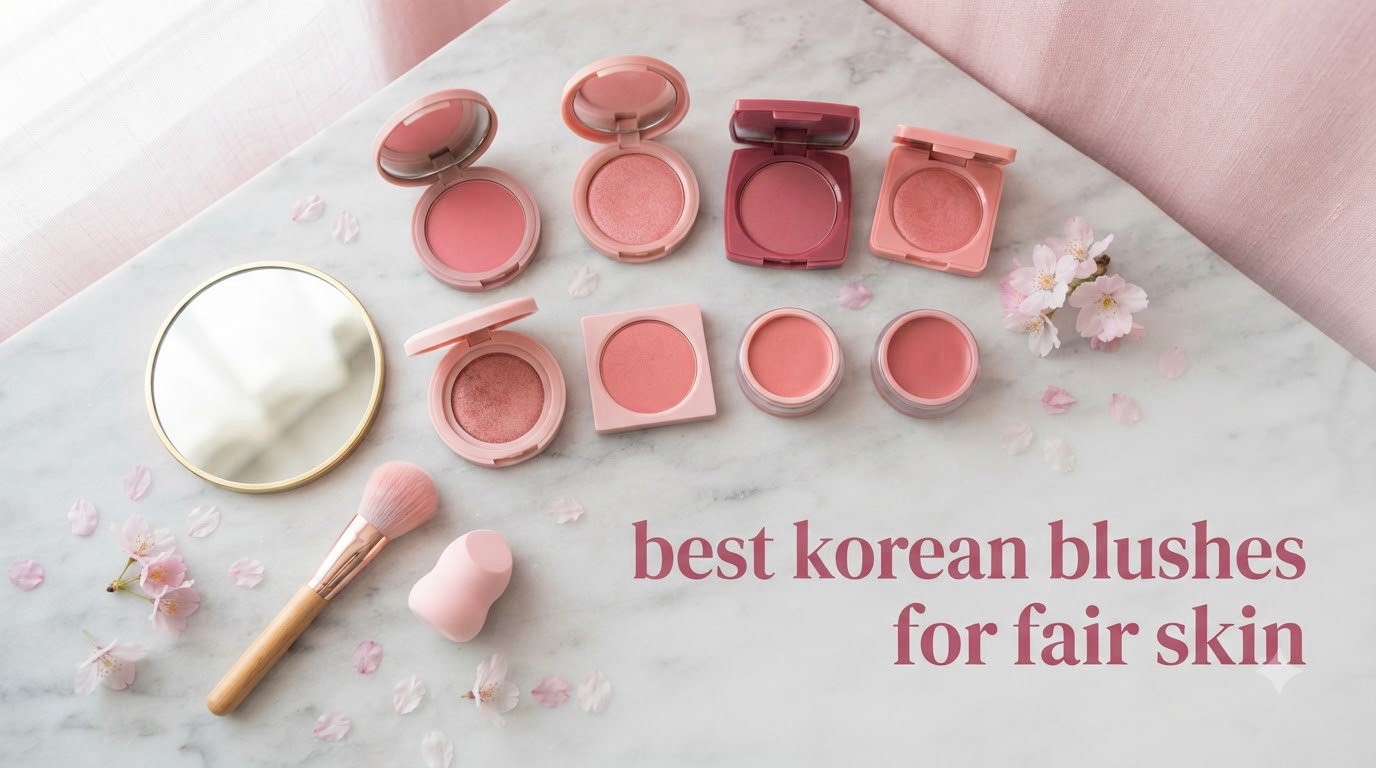 best korean blushes for fair skin