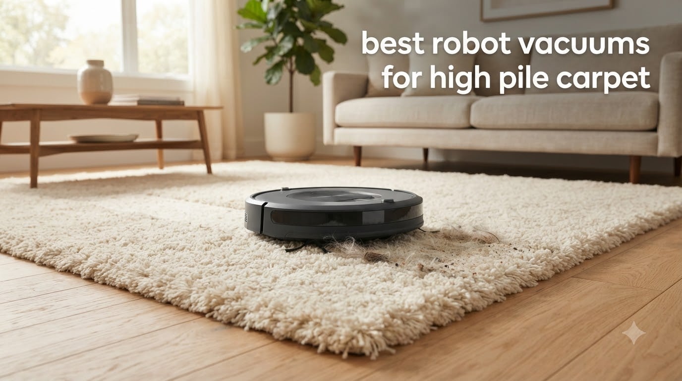 best robot vacuums for high pile carpet