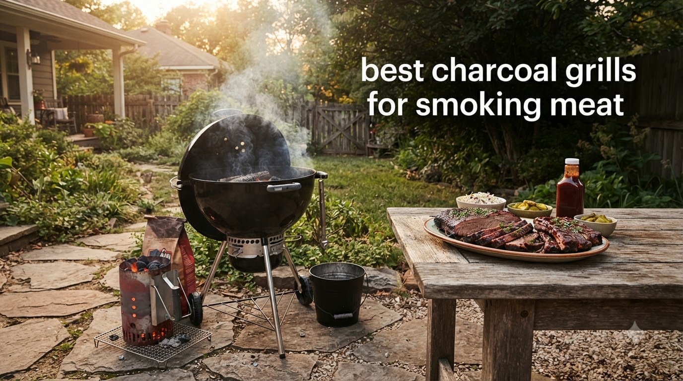 best charcoal grills for smoking meat