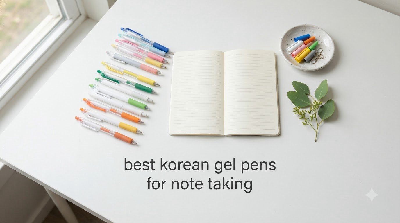 best korean gel pens for note taking