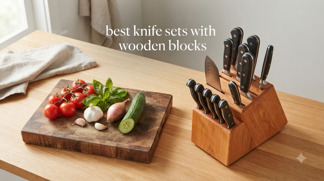 best knife sets with wooden blocks