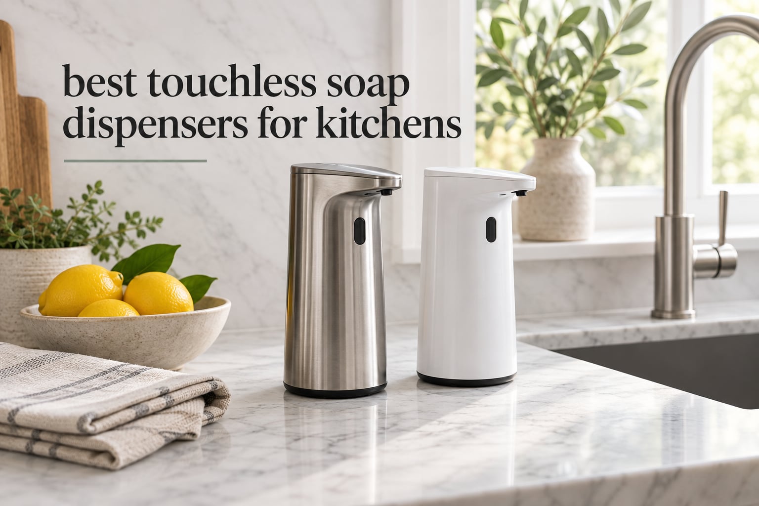best touchless soap dispensers for kitchens