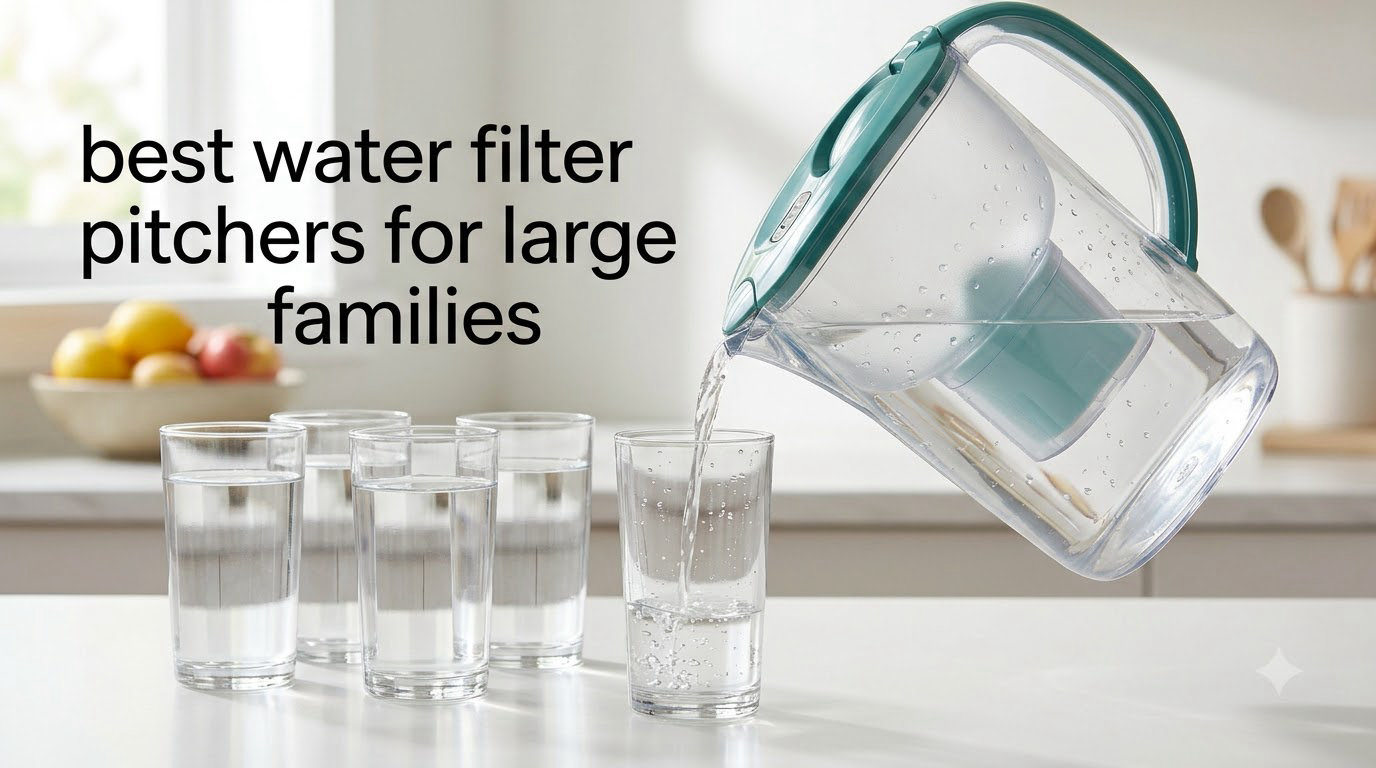 best water filter pitchers for large families