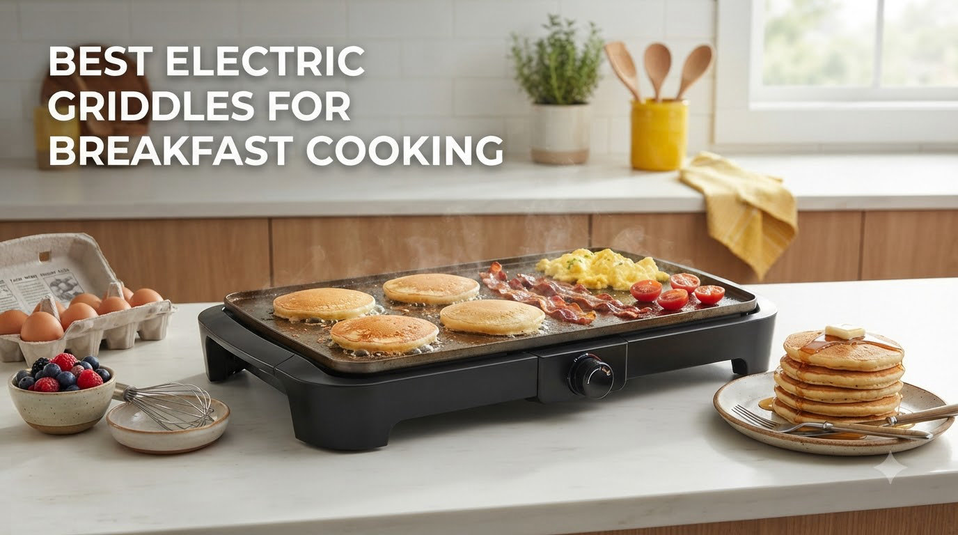 best electric griddles for breakfast cooking