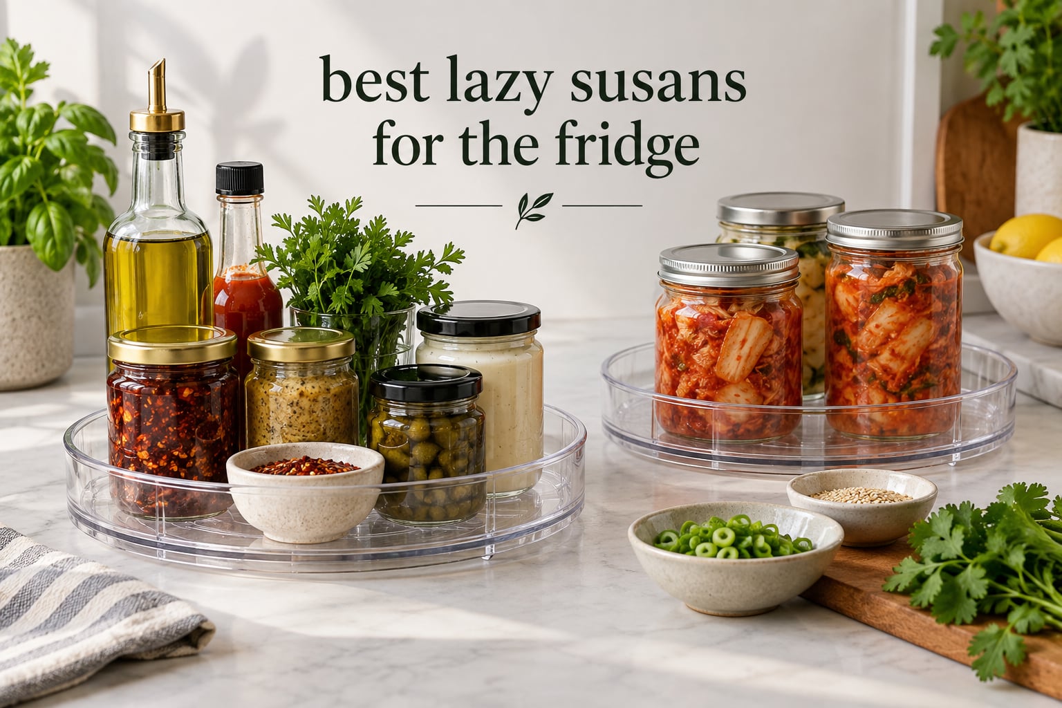 best lazy susans for the fridge