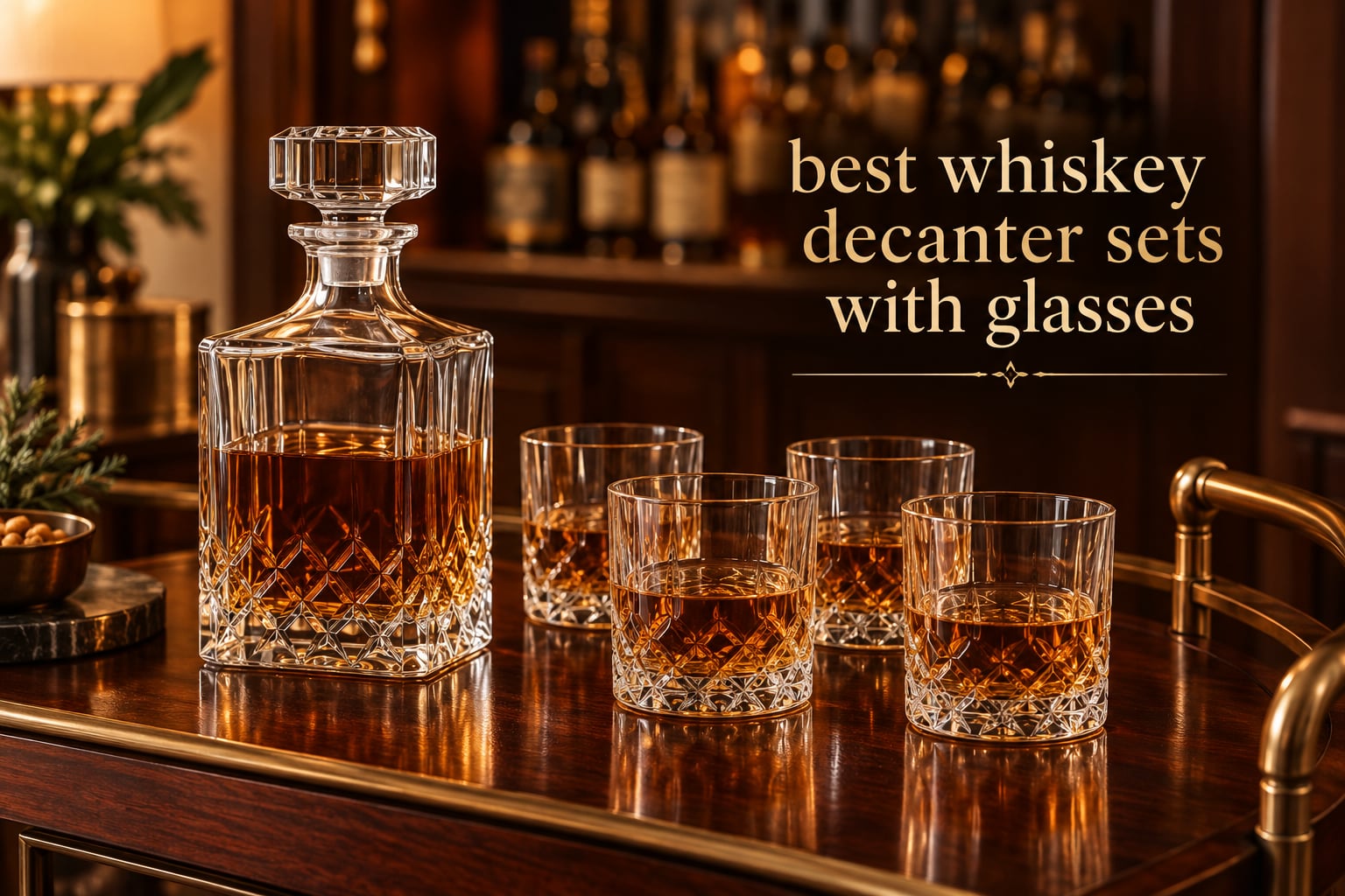 best whiskey decanter sets with glasses