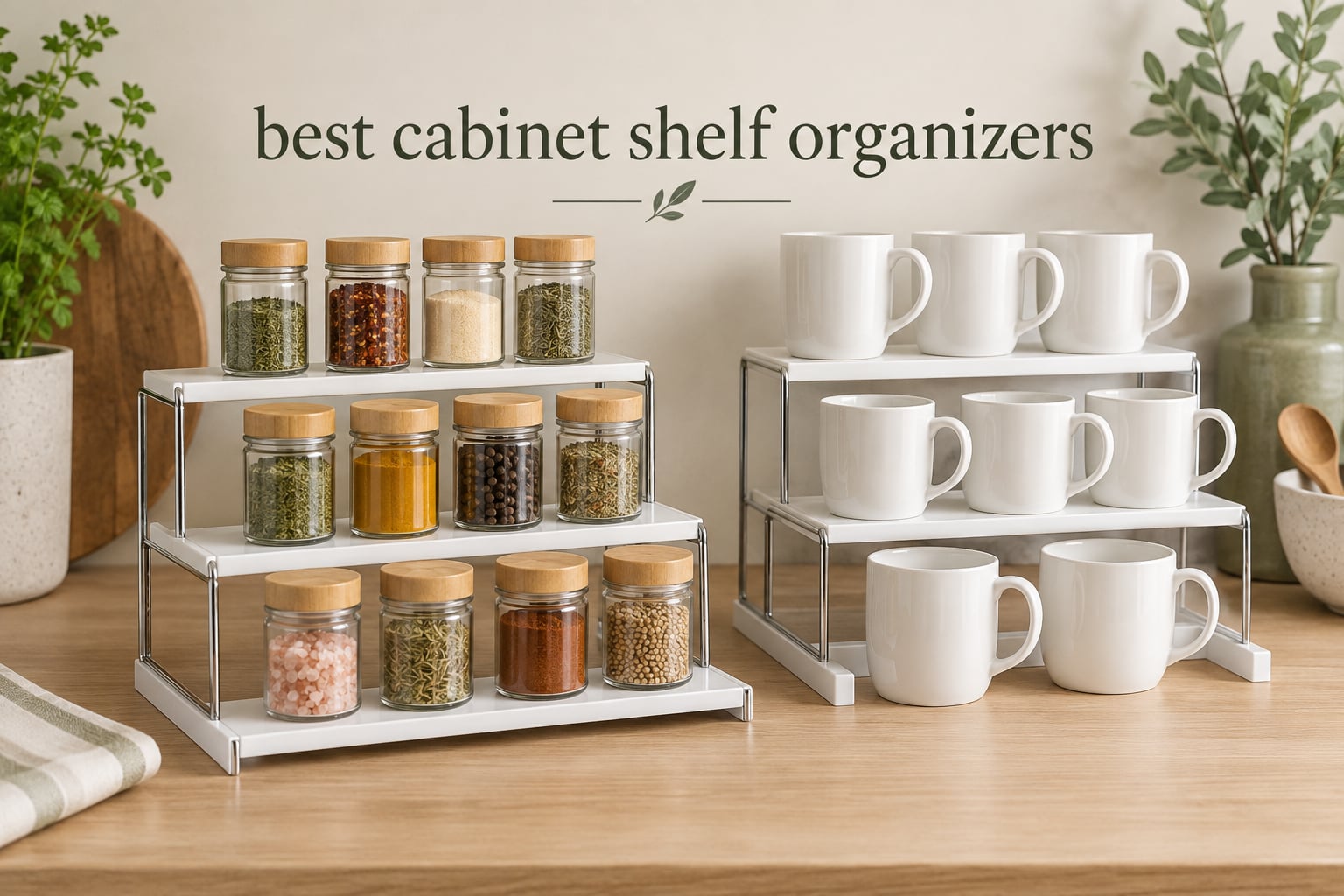 best cabinet shelf organizers