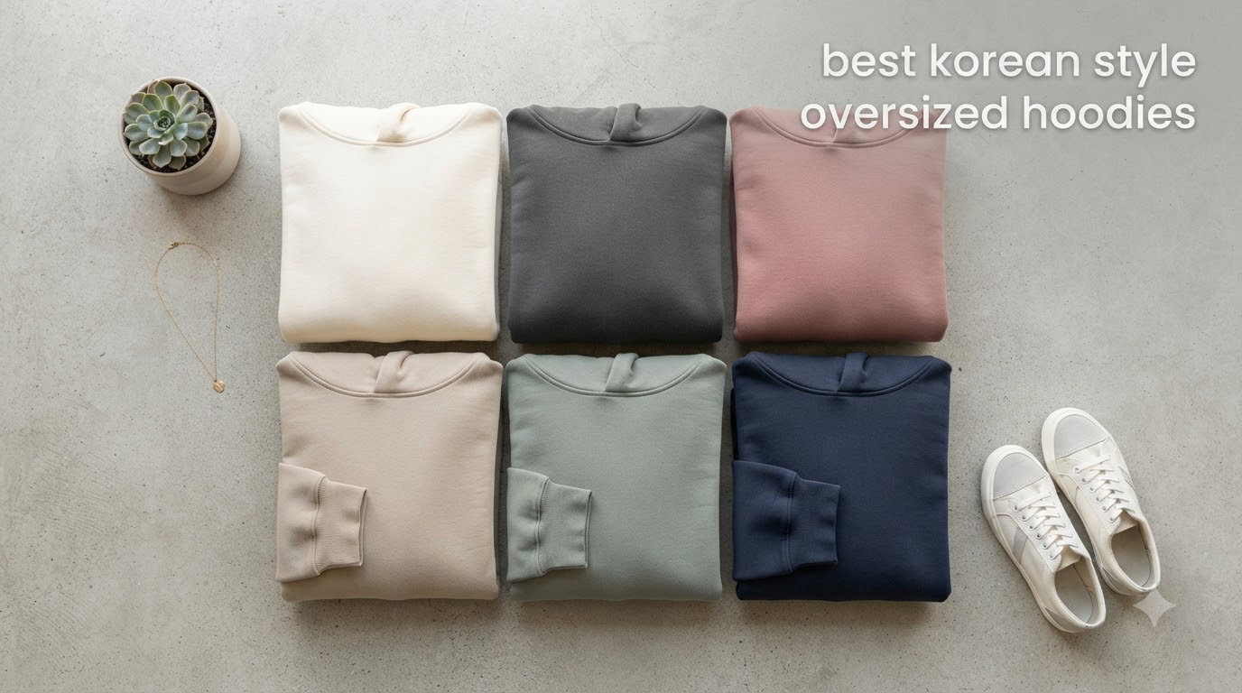 best korean style oversized hoodies