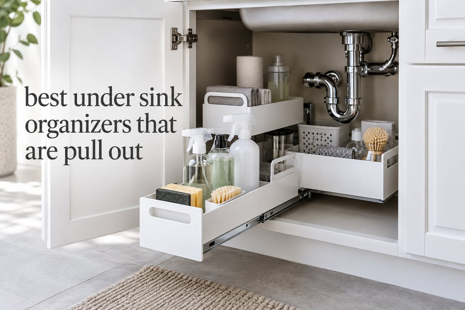 best under sink organizers that are pull out