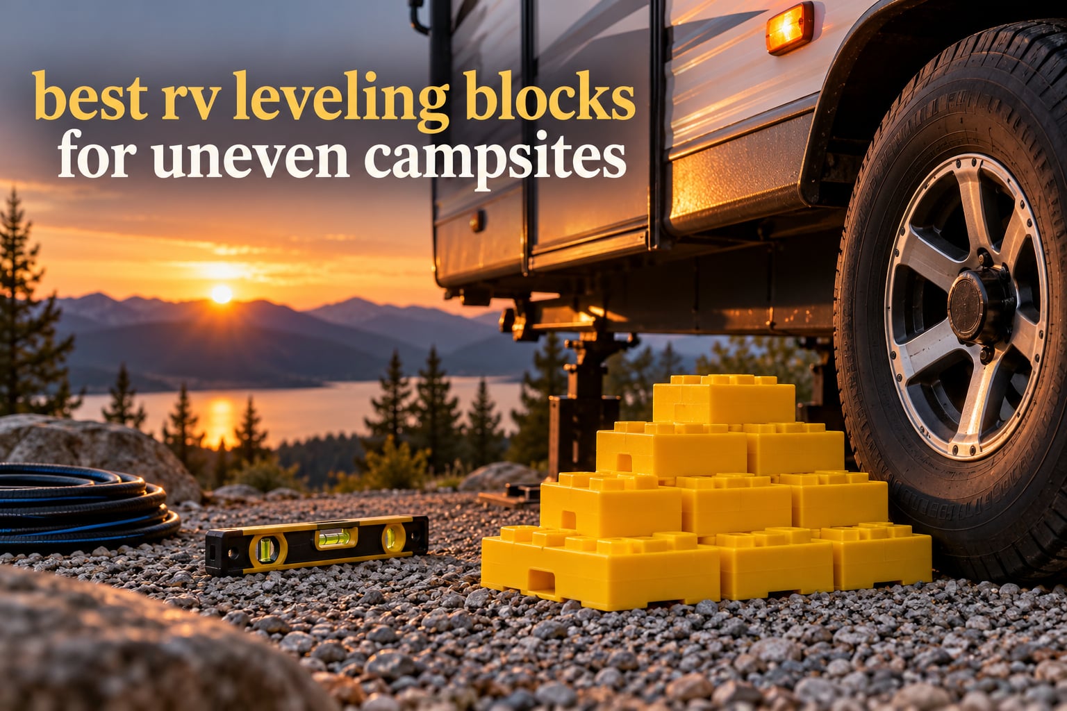 best rv leveling blocks for uneven campsites