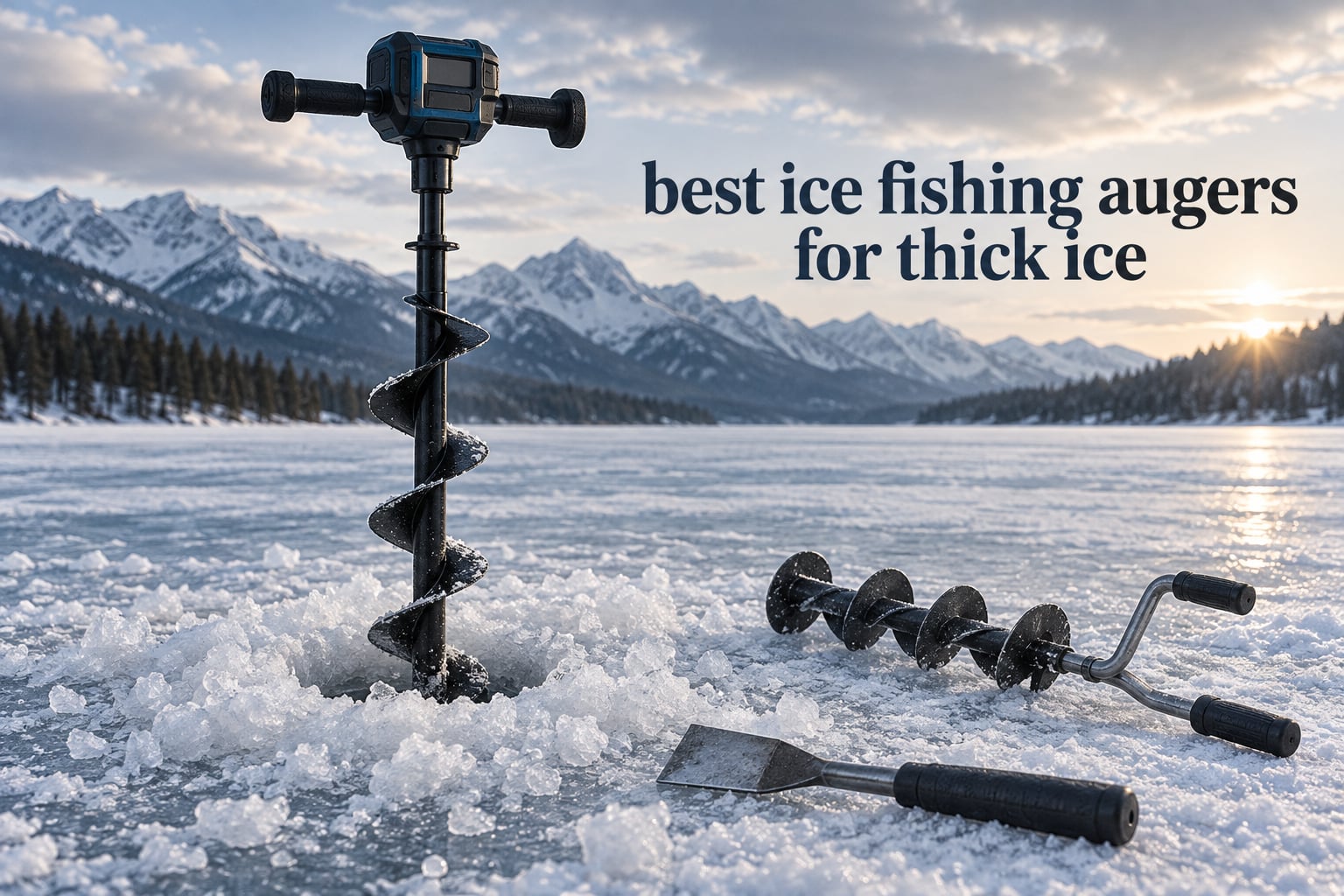 best ice fishing augers for thick ice