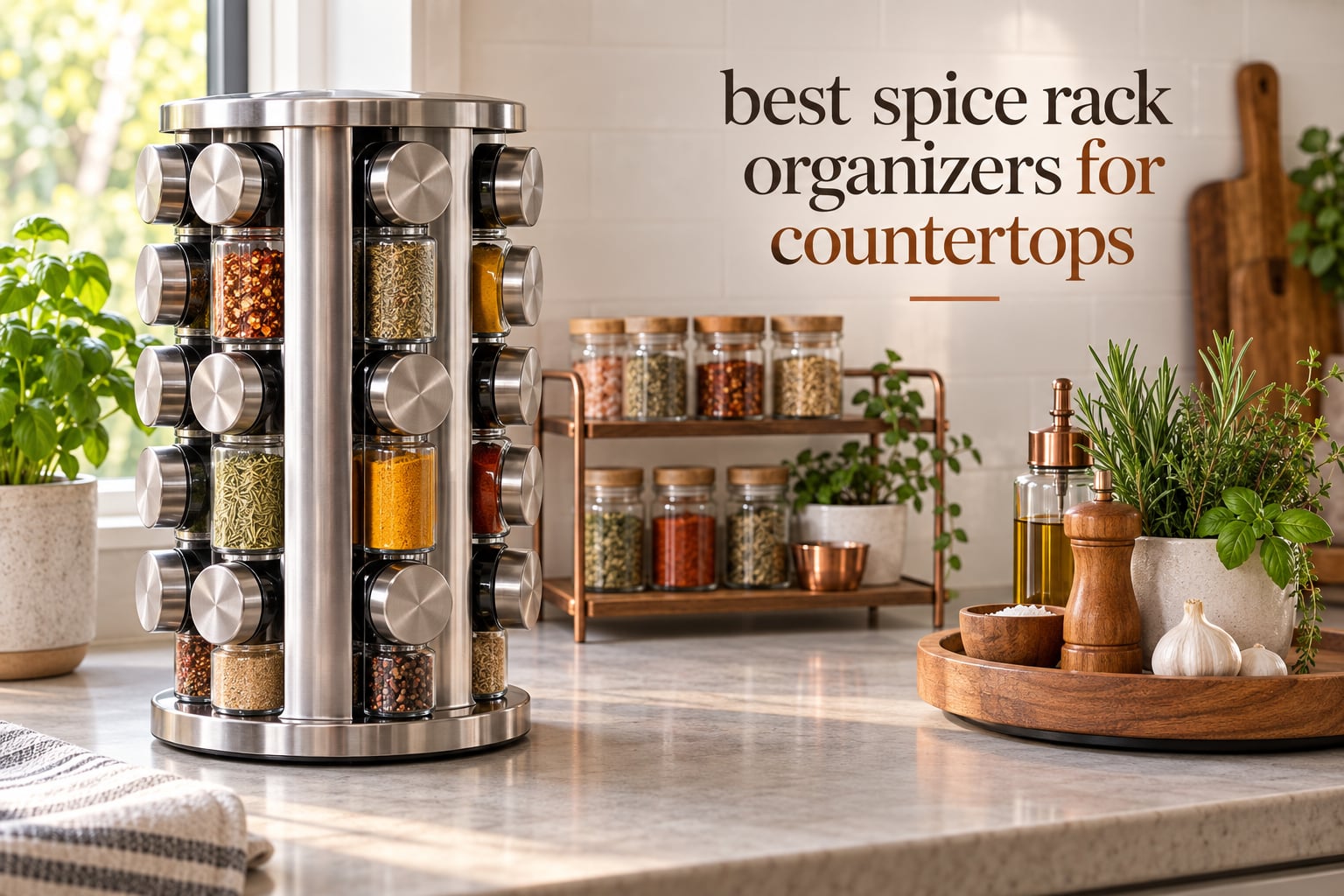 best spice rack organizers for countertops