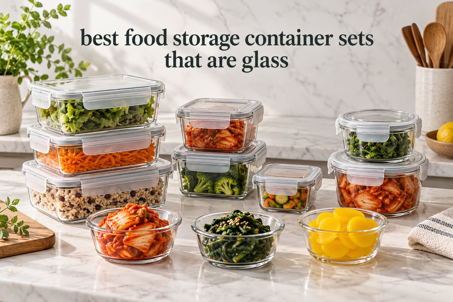 best food storage container sets that are glass