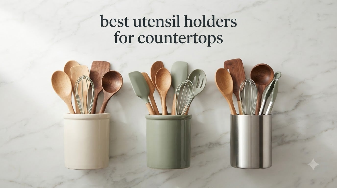 best utensil holders for countertops