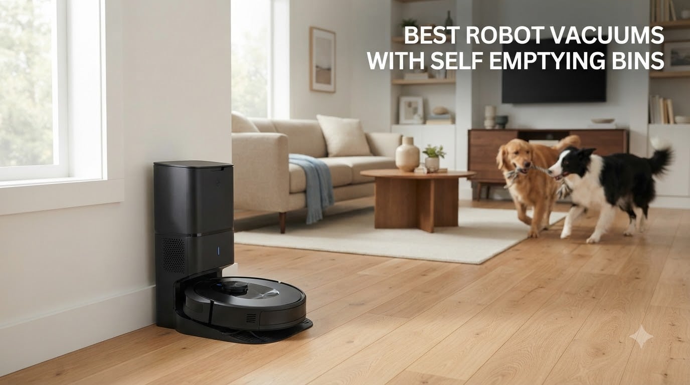 best robot vacuums with self emptying bins