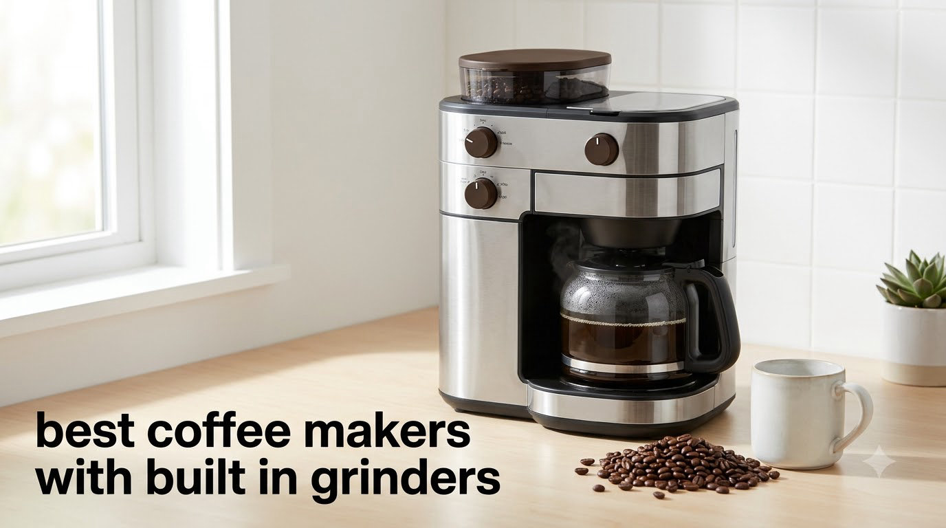best coffee makers with built in grinders