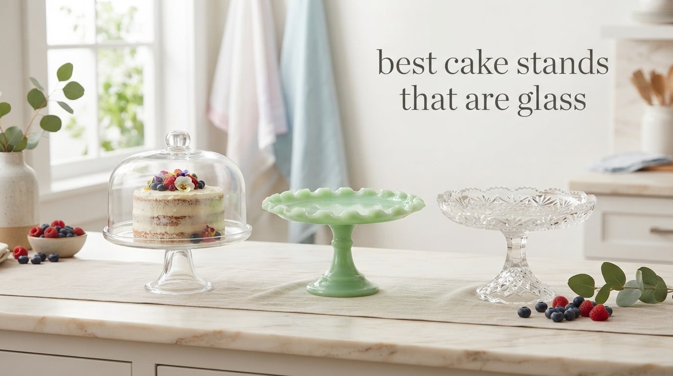 best cake stands that are glass