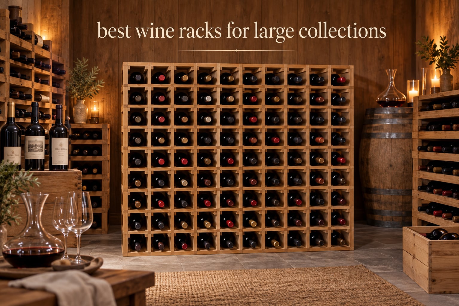 best wine racks for large collections