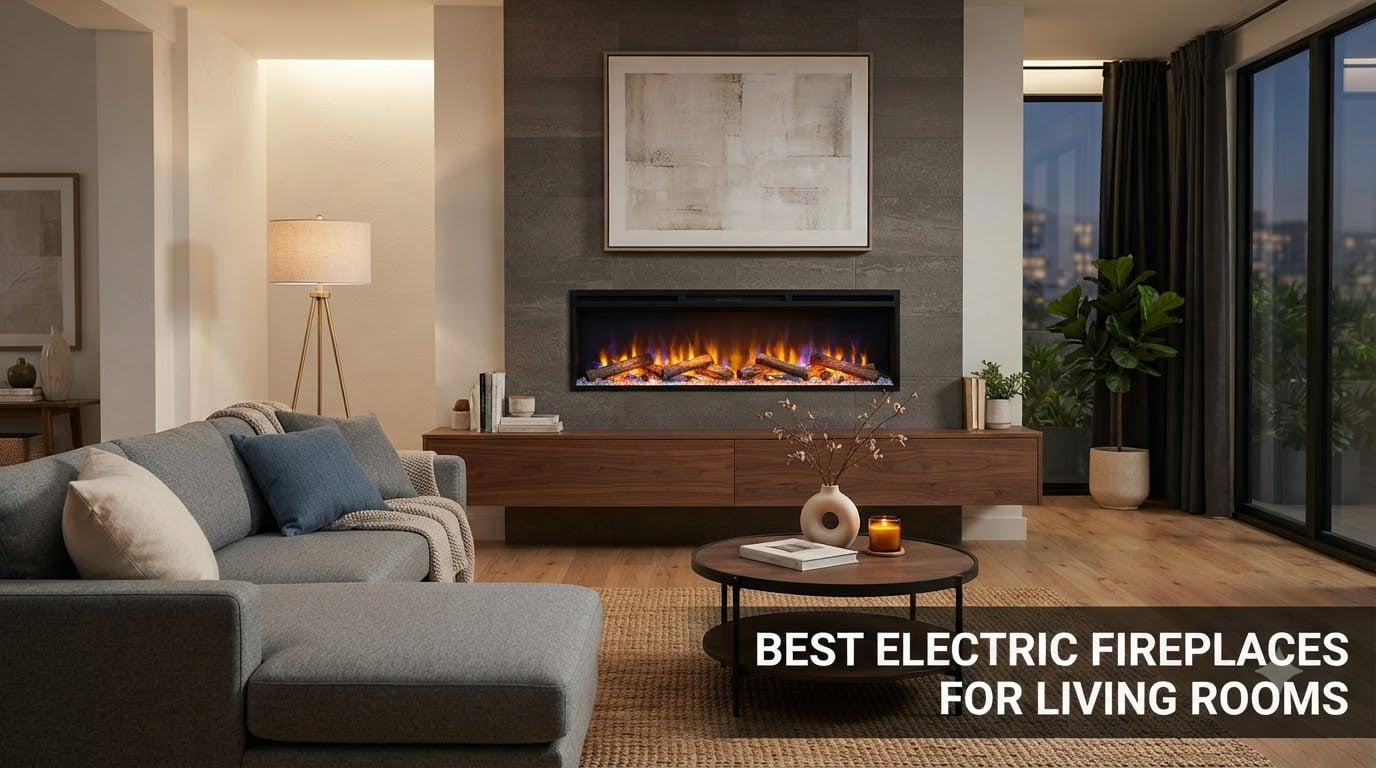 best electric fireplaces for living rooms