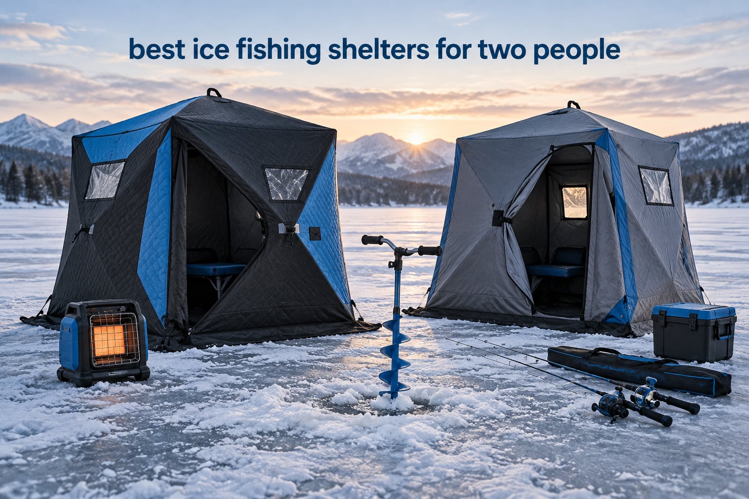 best ice fishing shelters for two people