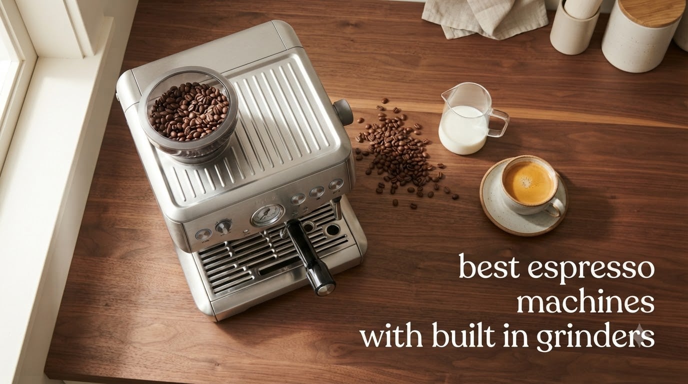 best espresso machines with built in grinders