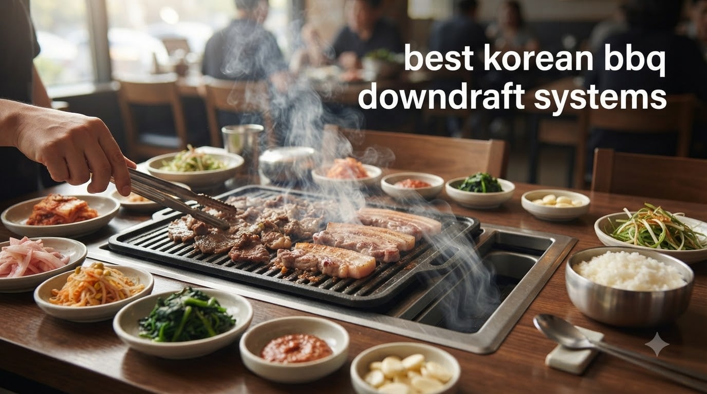 best korean bbq downdraft systems