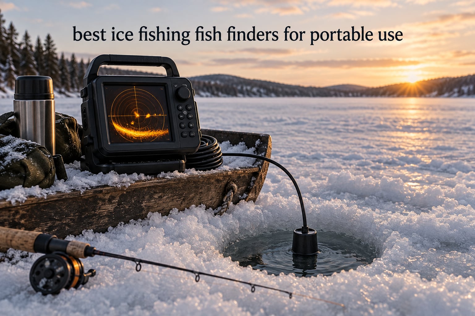 best ice fishing fish finders for portable use