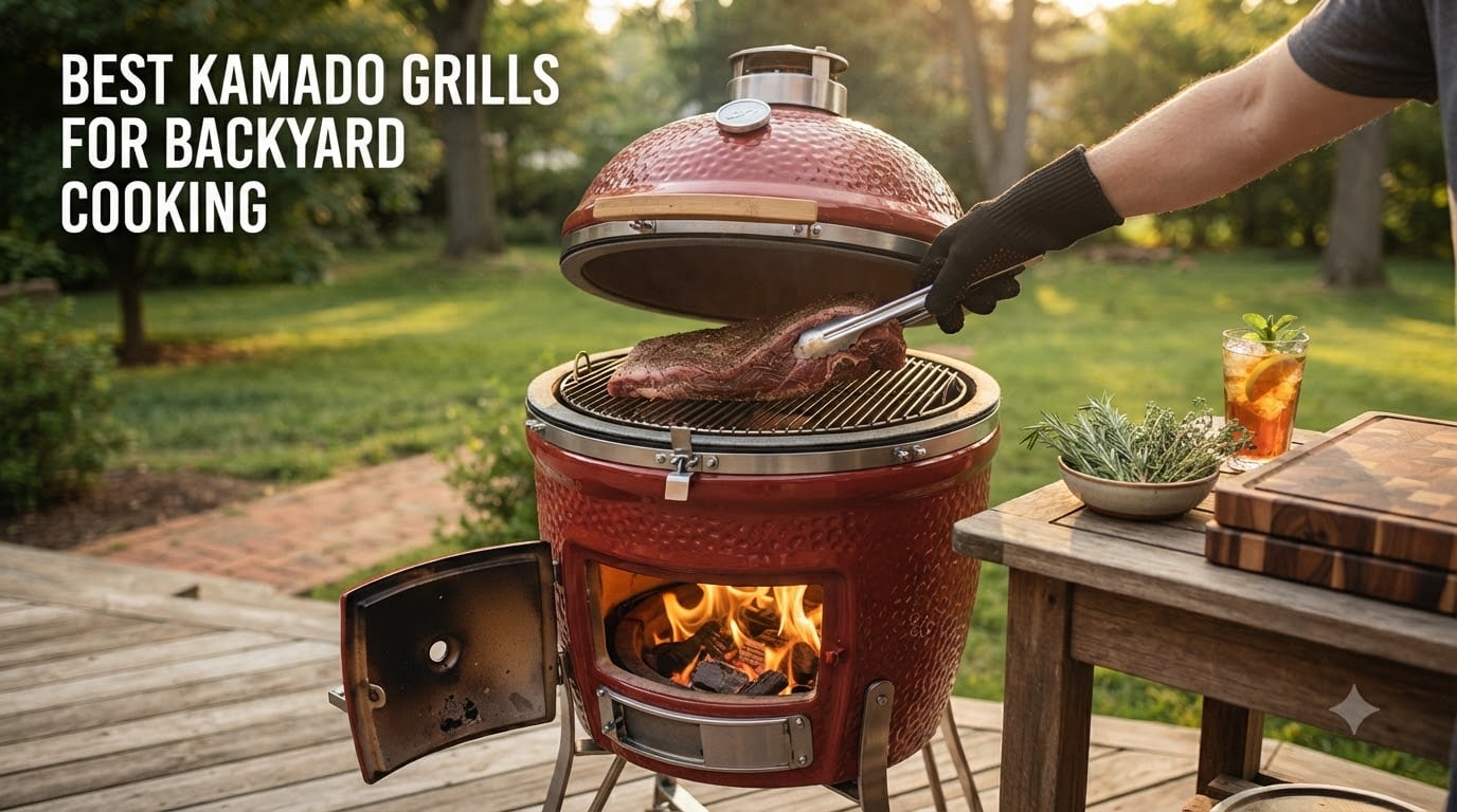 best kamado grills for backyard cooking
