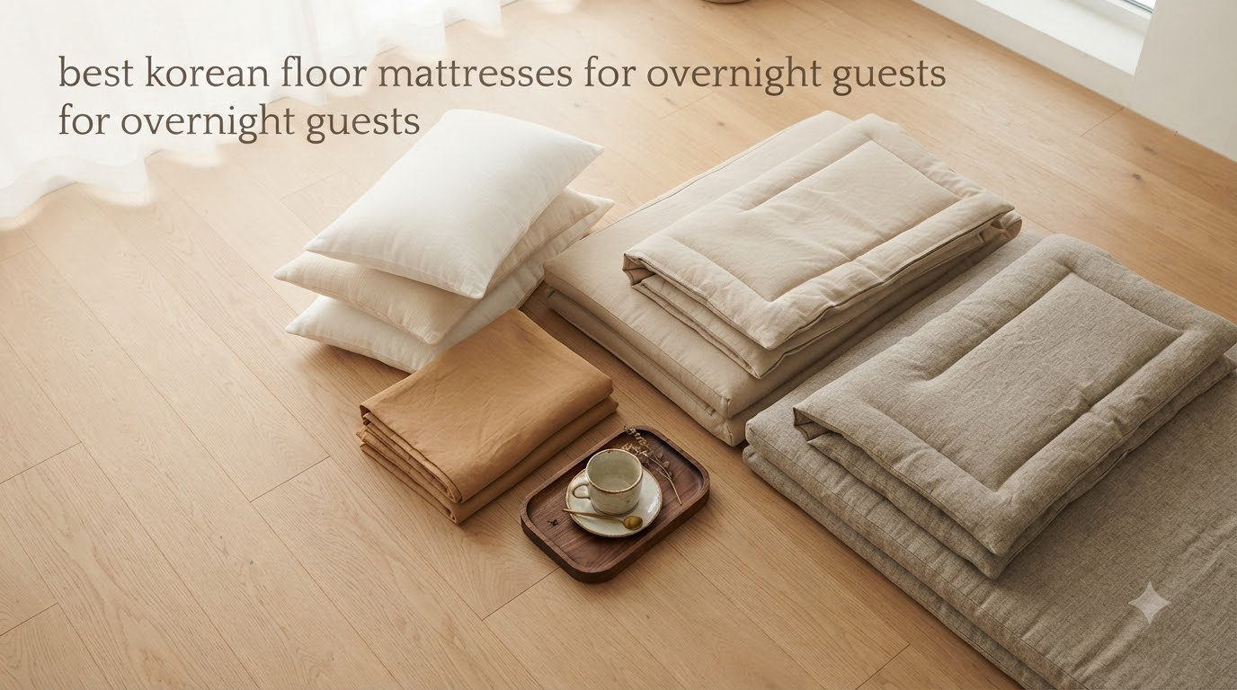 best korean floor mattresses for overnight guests