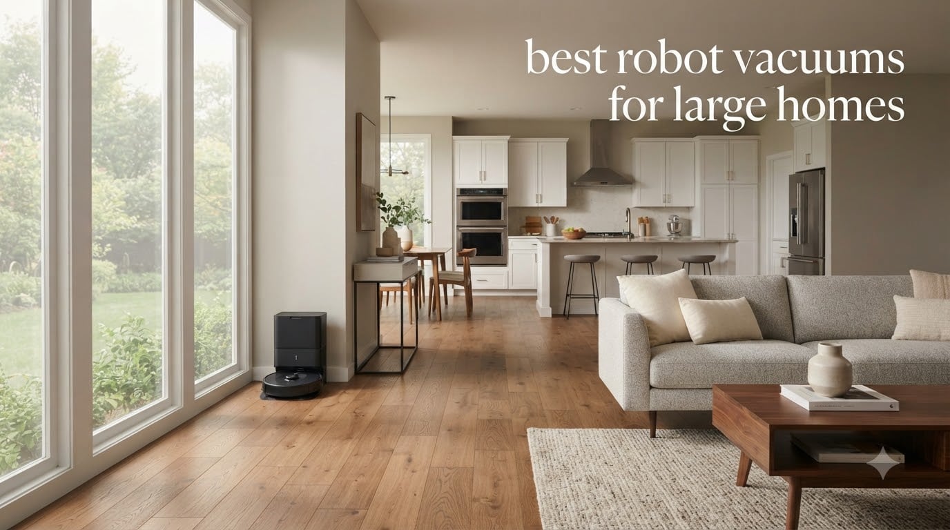 best robot vacuums for large homes