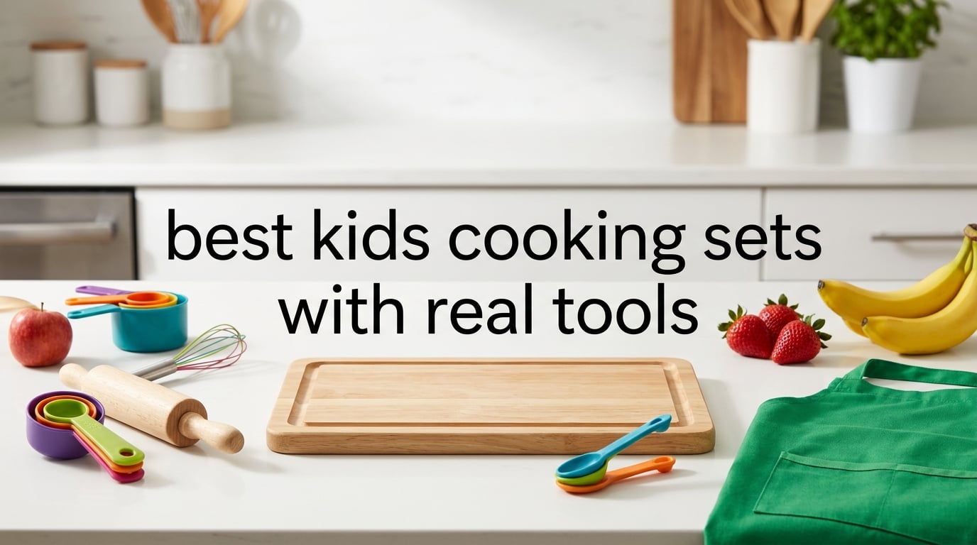 best kids cooking sets with real tools