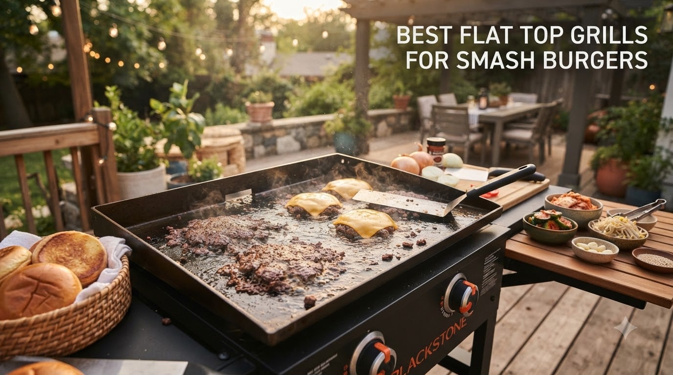 best flat top grills for smash burgers