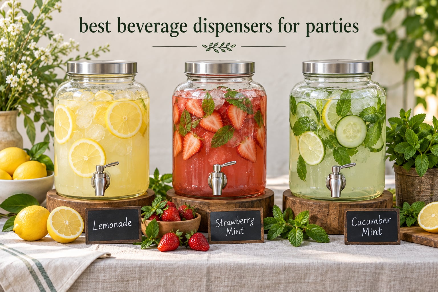 best beverage dispensers for parties